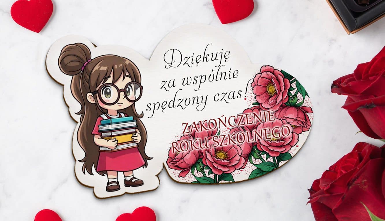 magnes na koniec roku szkolnego dla uczniów