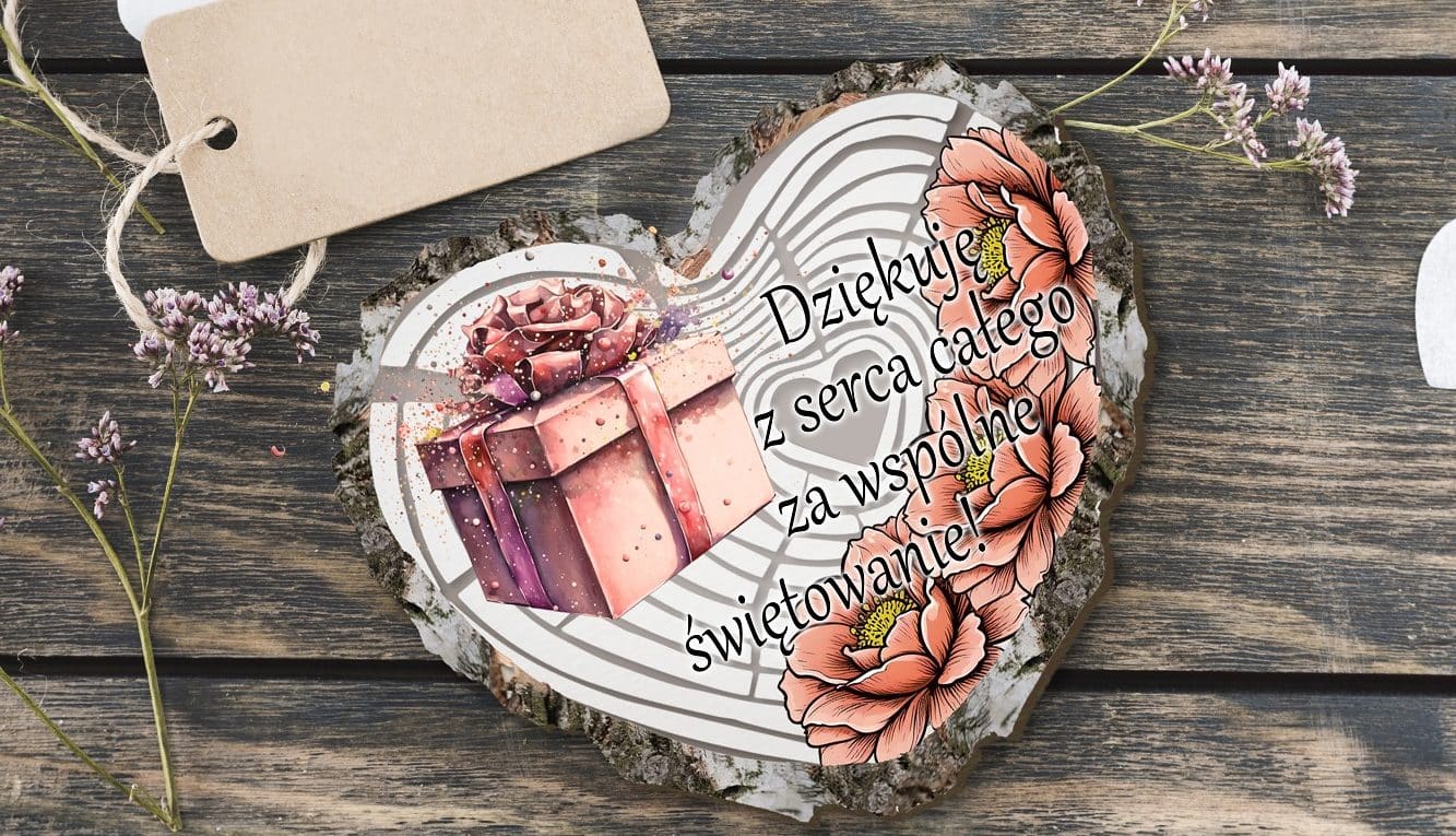 Podziękowanie na urodziny