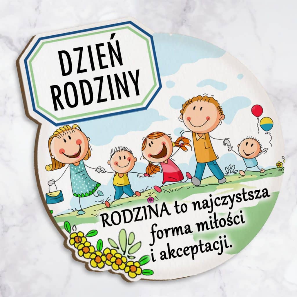 magnes na Dzień Rodziny dla szkoły
