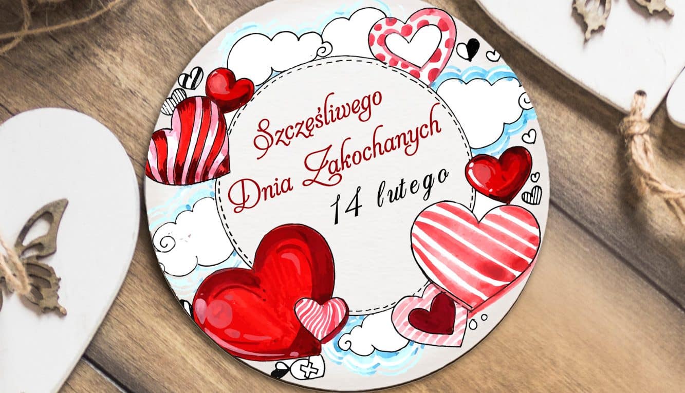Uroczy magnes na Dzień Zakochanych