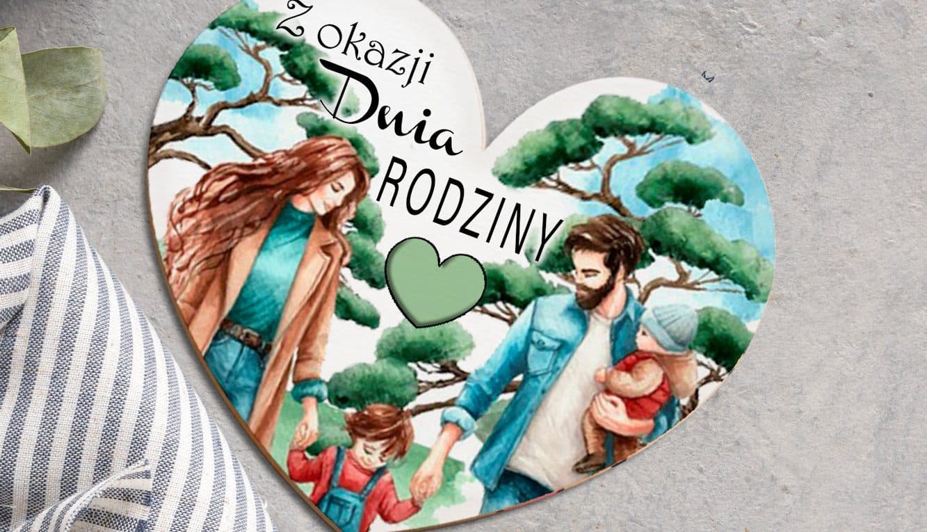 Serduszko na Dzień Rodziny