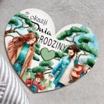 Serduszko na Dzień Rodziny