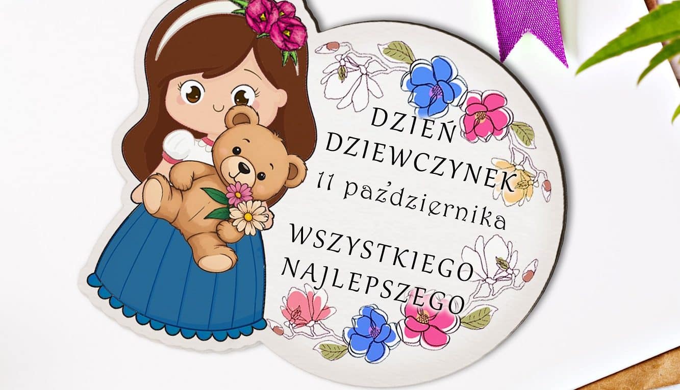 Magnes z okazji Dnia Dziewczynki