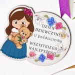 Magnes z okazji Dnia Dziewczynki