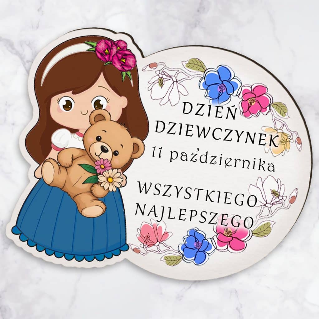 Magnes na Dzień Dziewczynek do szkoły