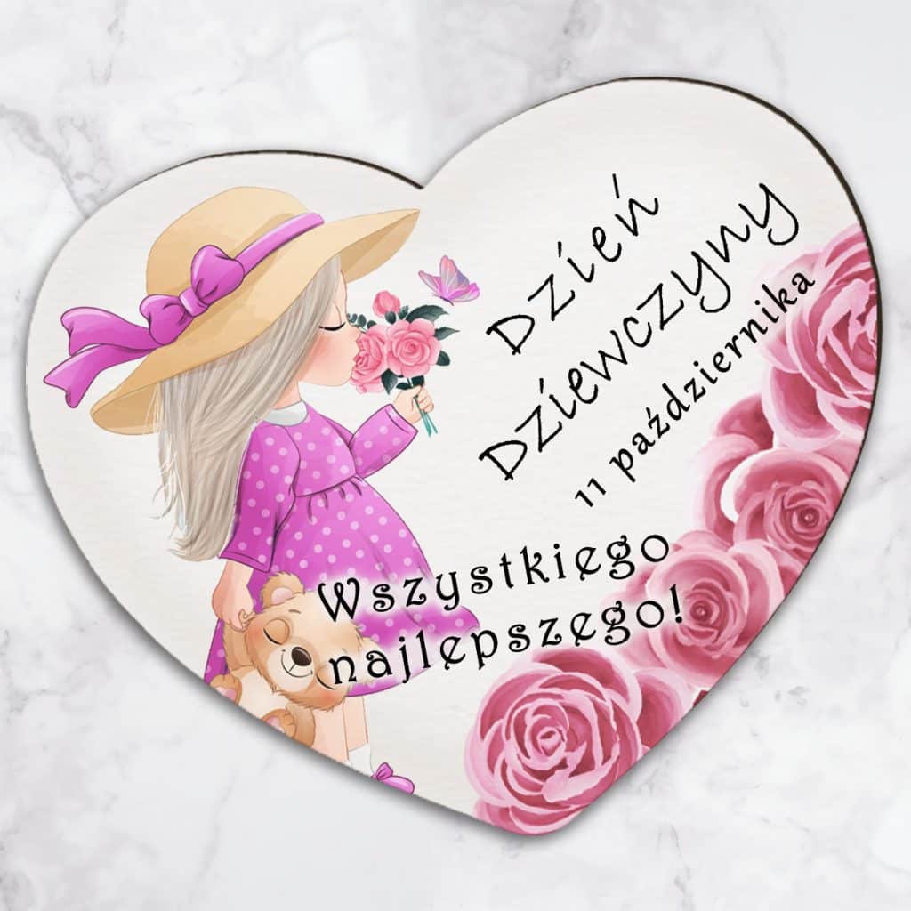 Prezent z magnesem na Dzień Dziewczynki