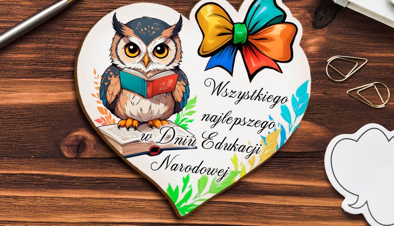Serduszko na Dzień Edukacji Narodowej