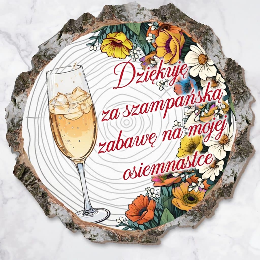 Magnes dla gości na osiemnastkę