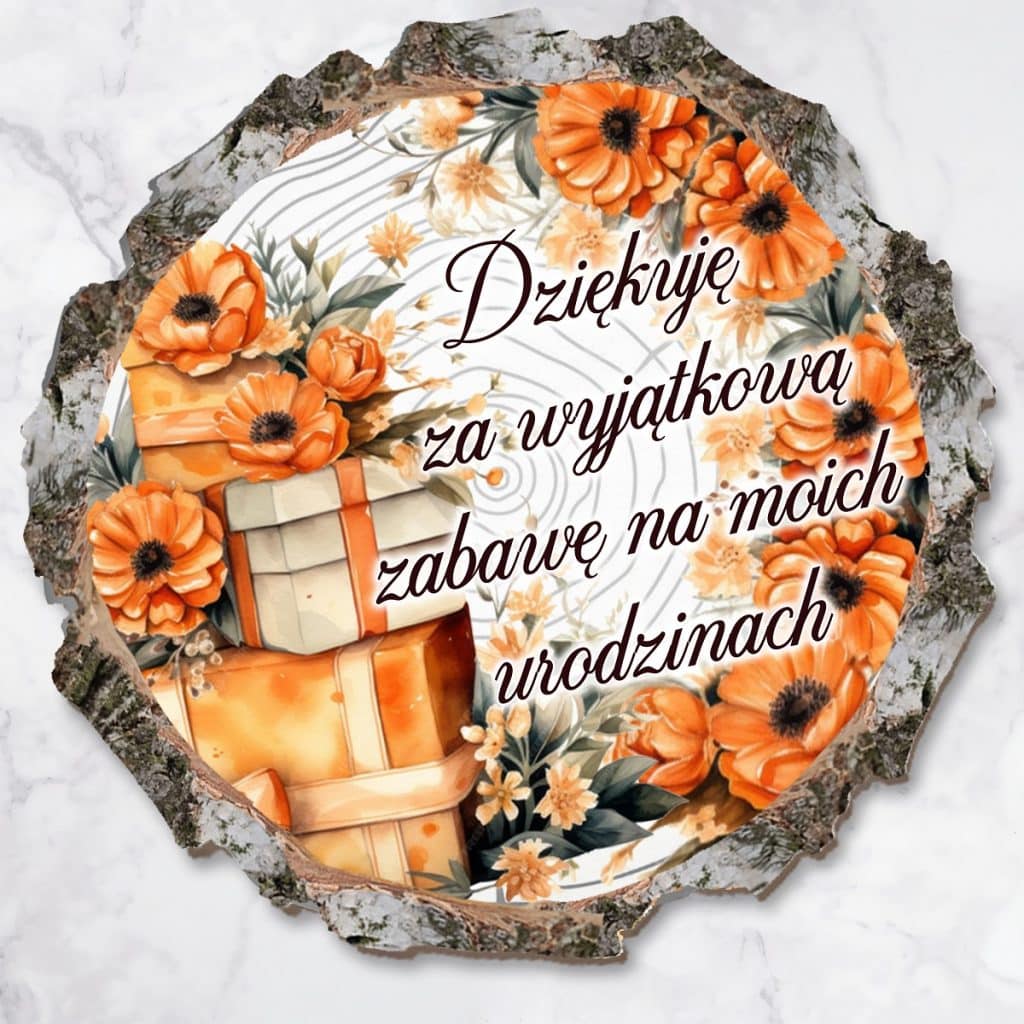 Podziękowania urodzinowe