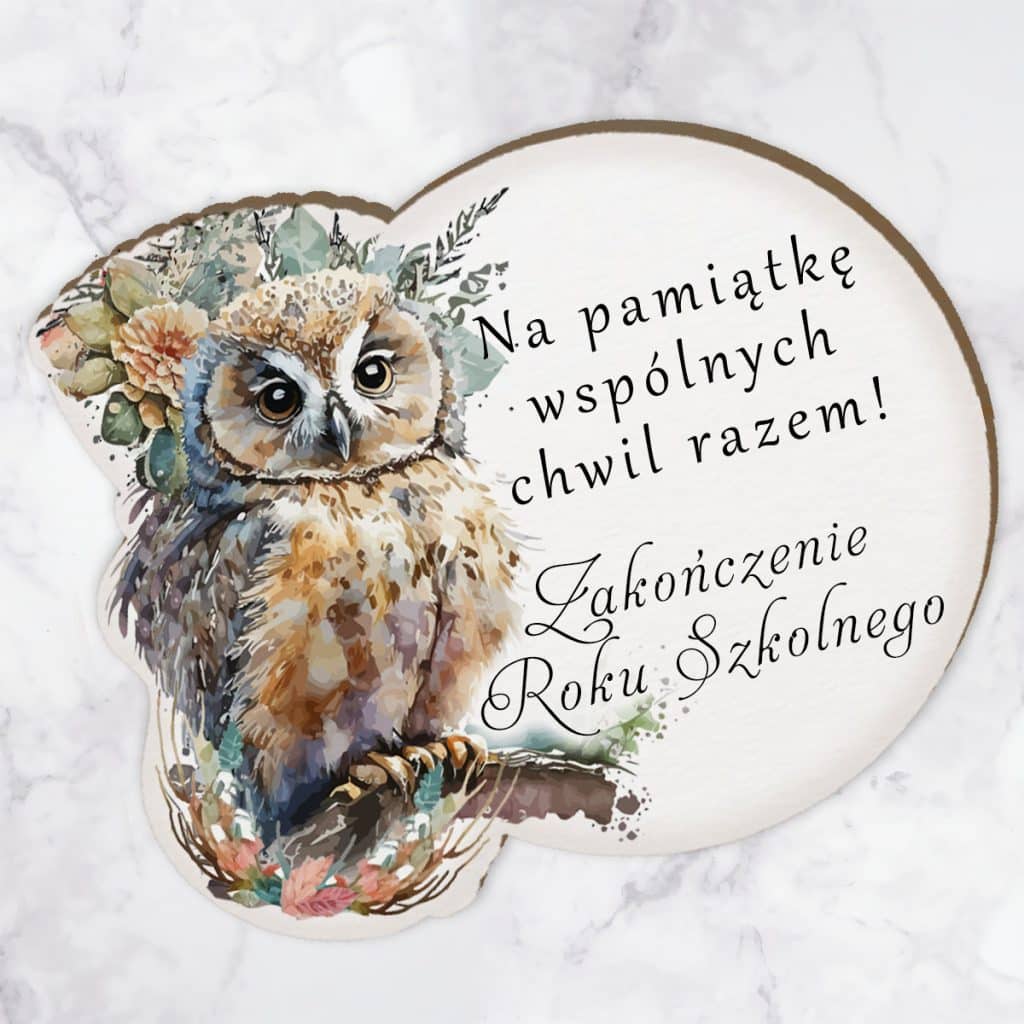 Pamiątka z magnesem dla ucznia