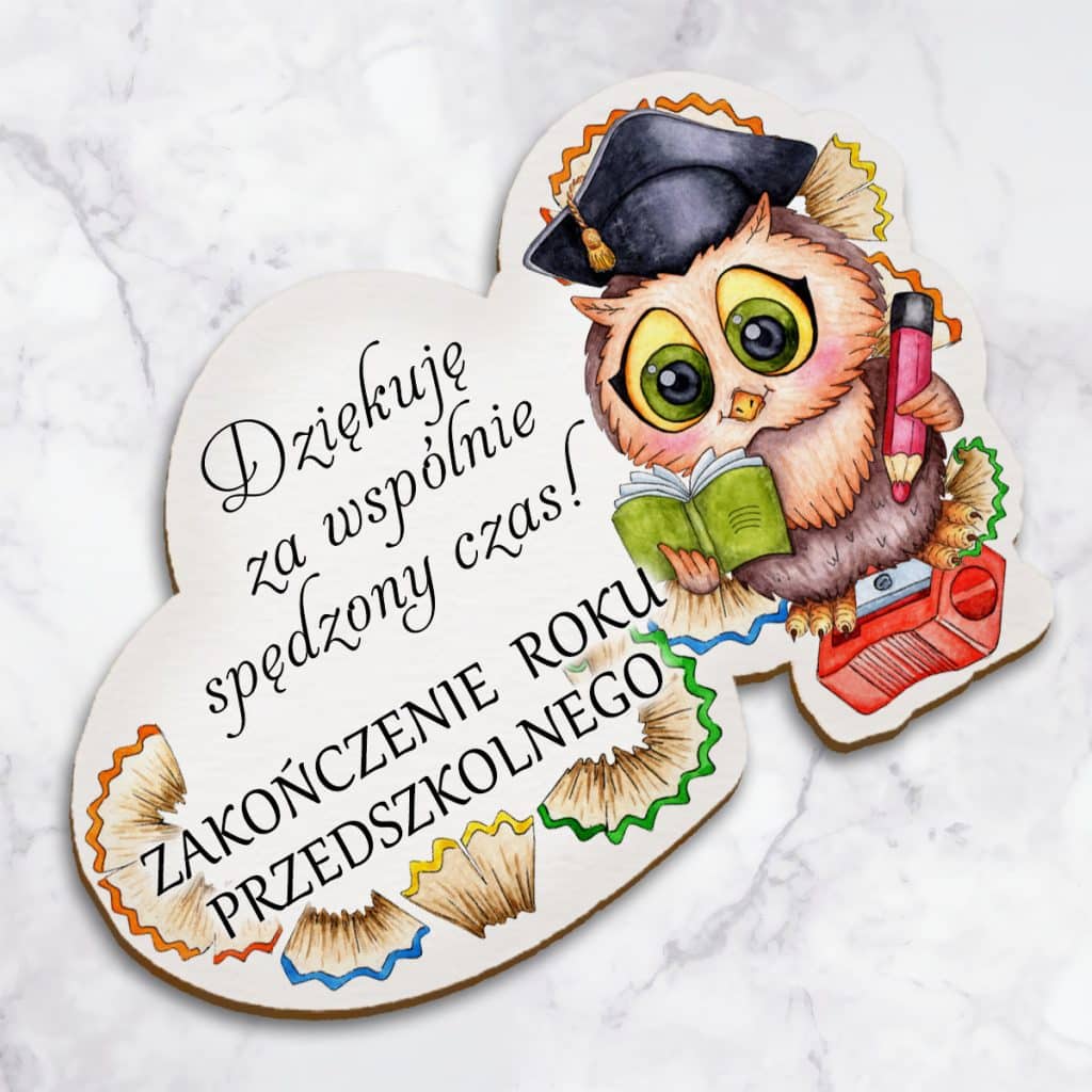 Pamiątka na zakończenie roku przedszkolnego