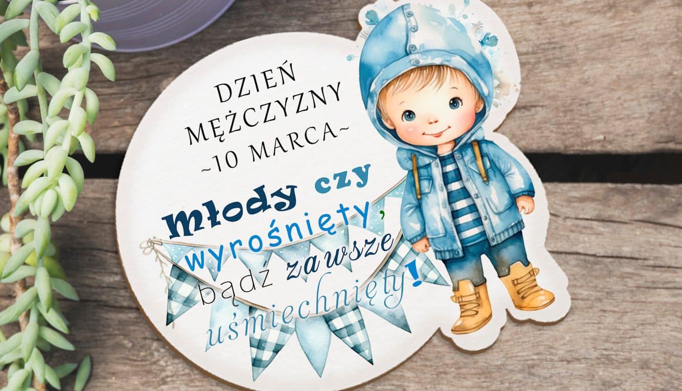 Magnes na Dzień Mężczyzny do przedszkola