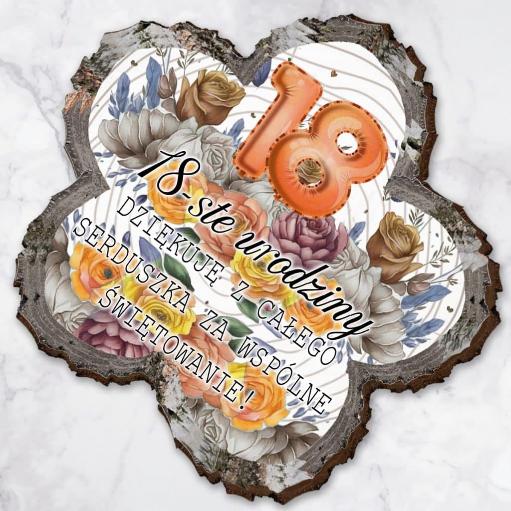 Magnes na 18 urodziny dla gości