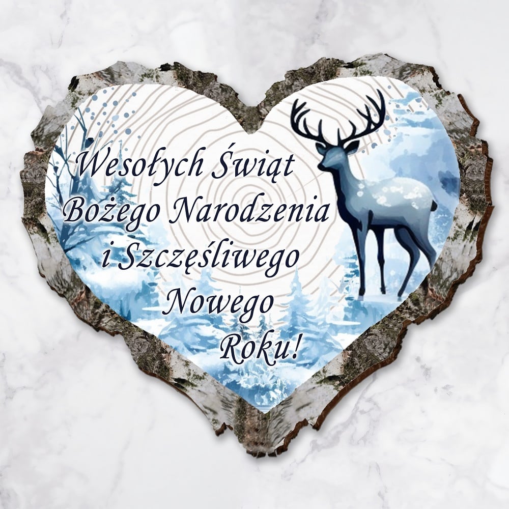 Magnes serduszko na Wigilię klasową