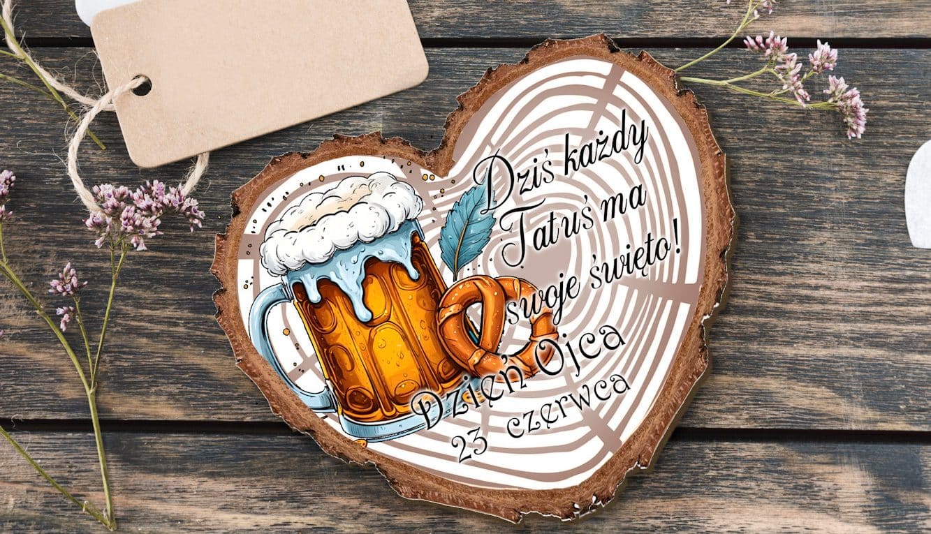 Serduszko na Dzień Ojca