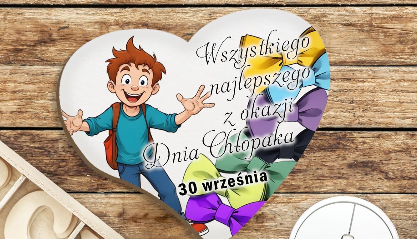 Serduszko na Dzień Chłopaka