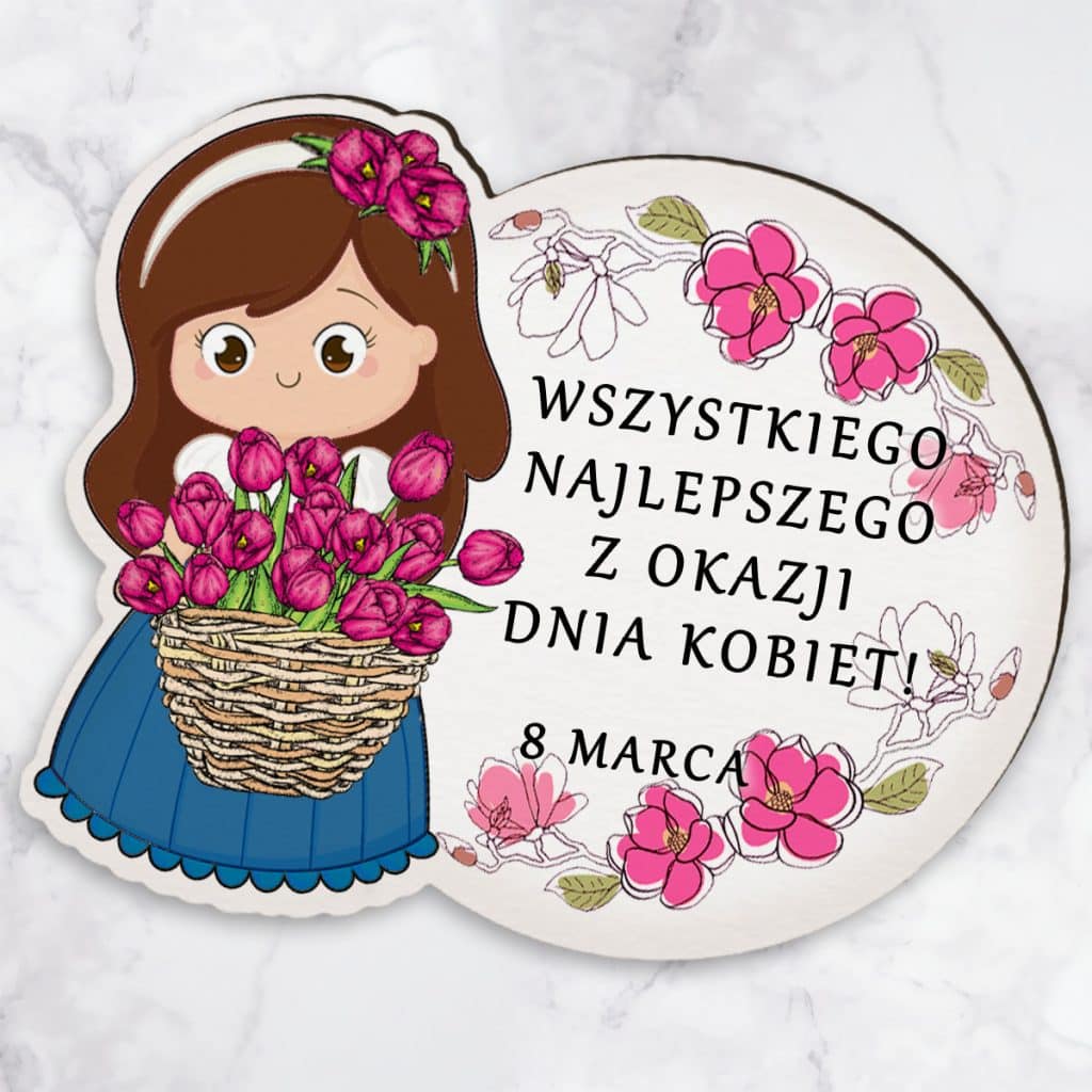 Magnes z okazji Dnia Kobiet